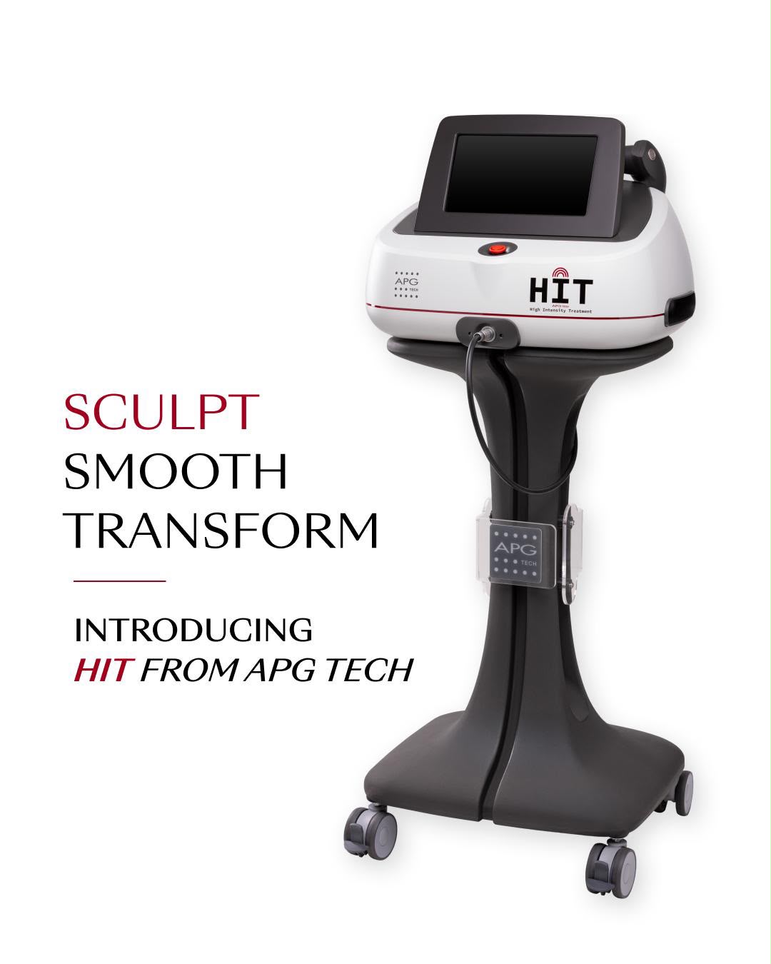HIT from APG Tech treatment system — Sculpt, Smooth, Transform