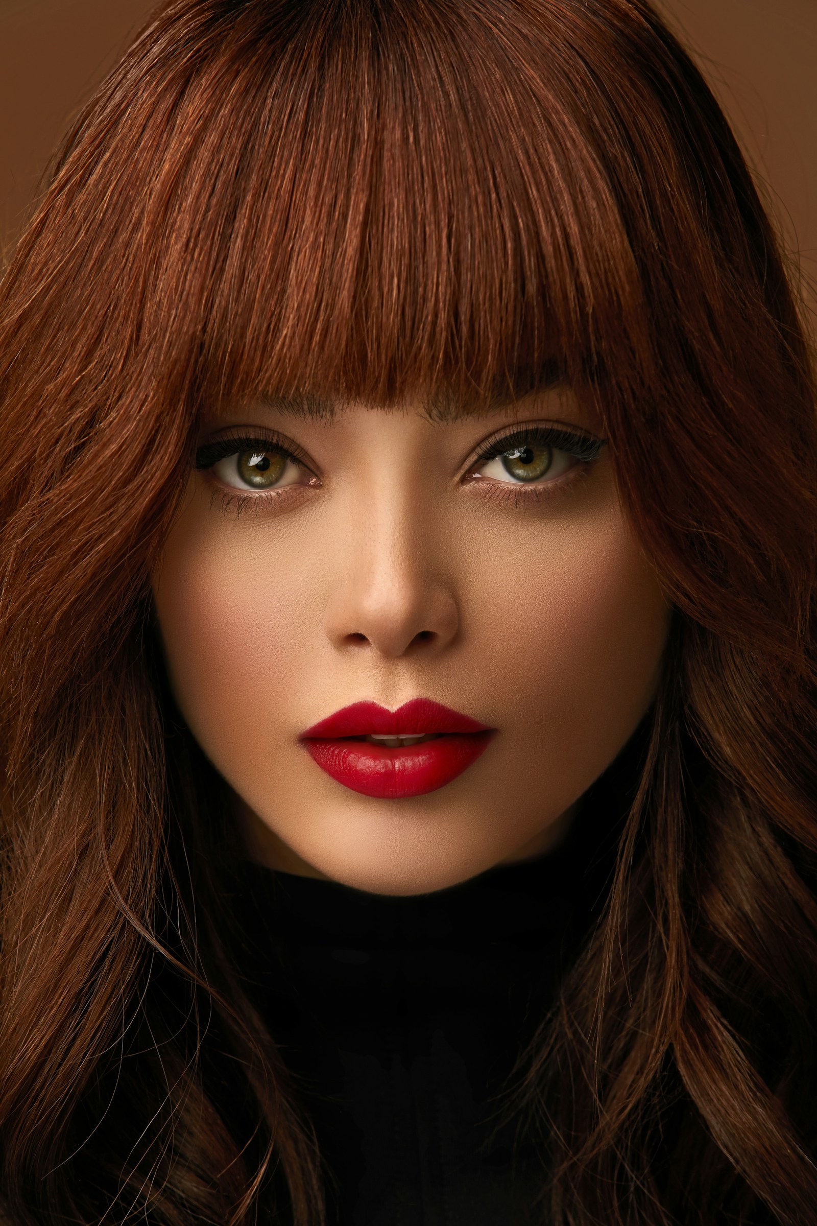 Natural beauty portrait with softly lit skin