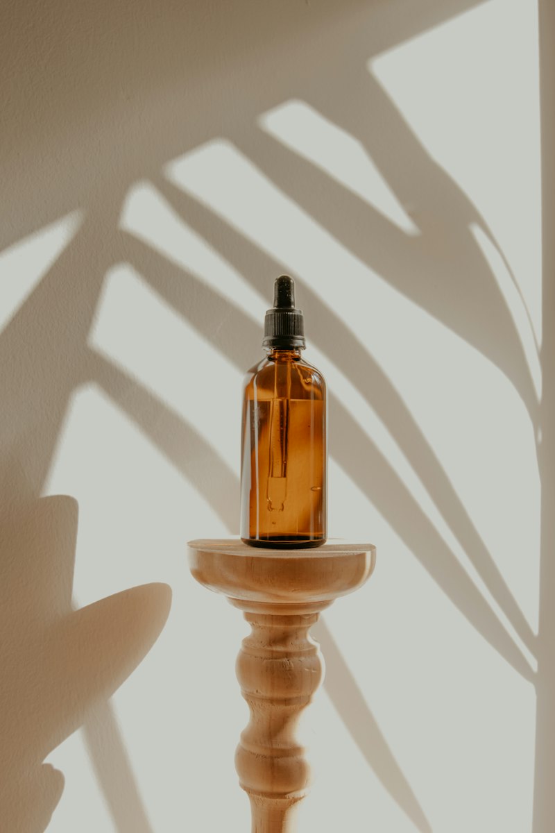 Minimal skincare textures